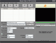 Moyea Video to PSP Converter screenshot